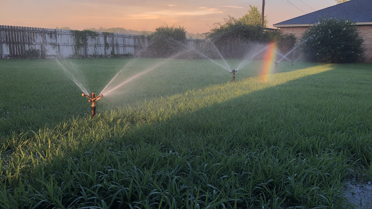 Summer Watering for St. Augustine in Deer Park