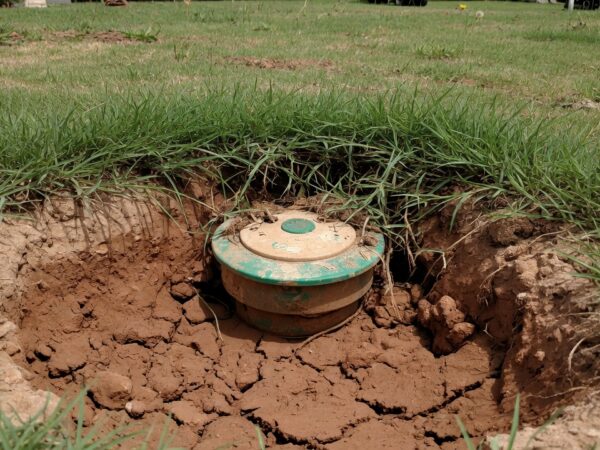 Sprinkler Heads That Sink in Deer Park Clay